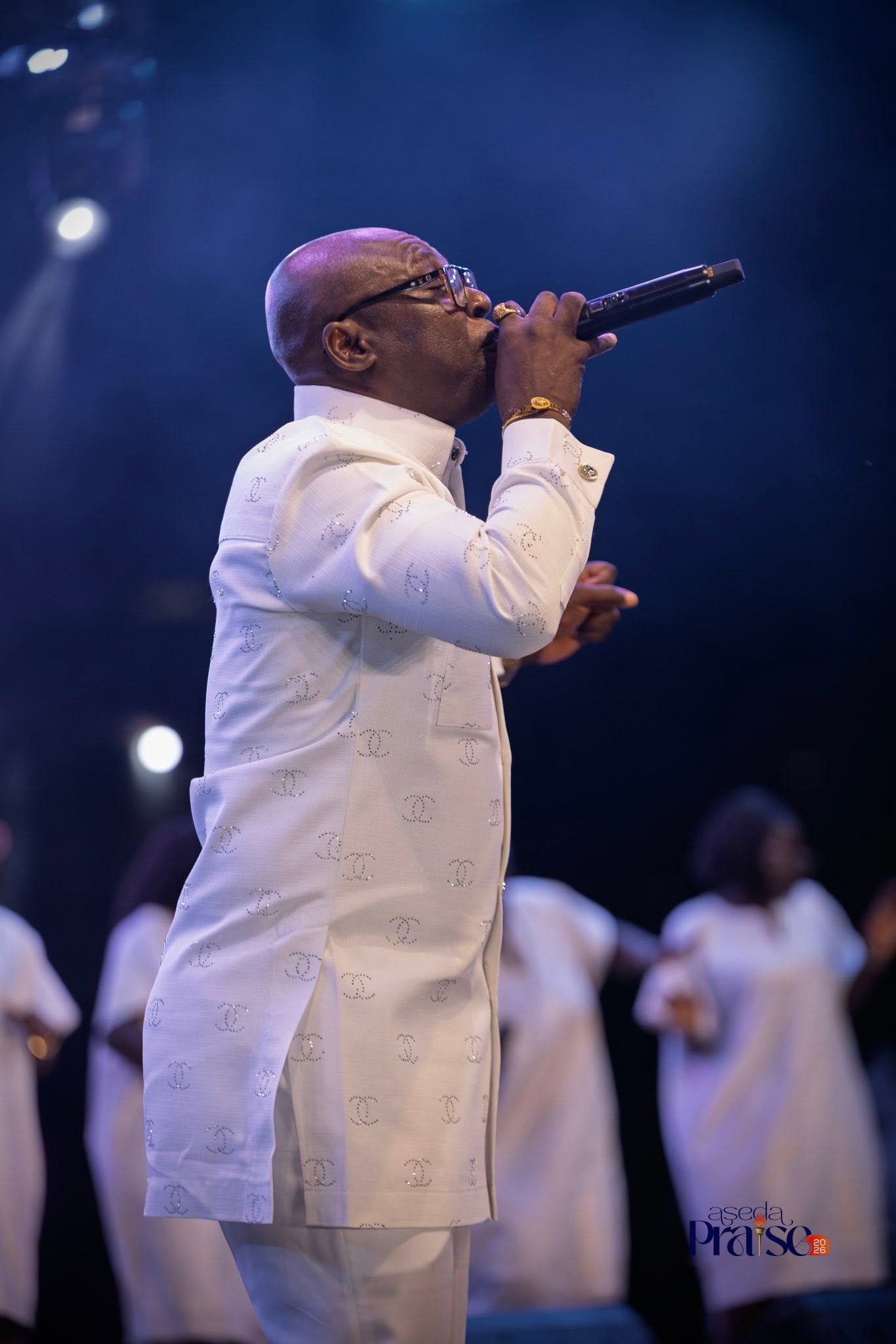 ACP Kofi Sarpong ministering in praise at Aseda Praise